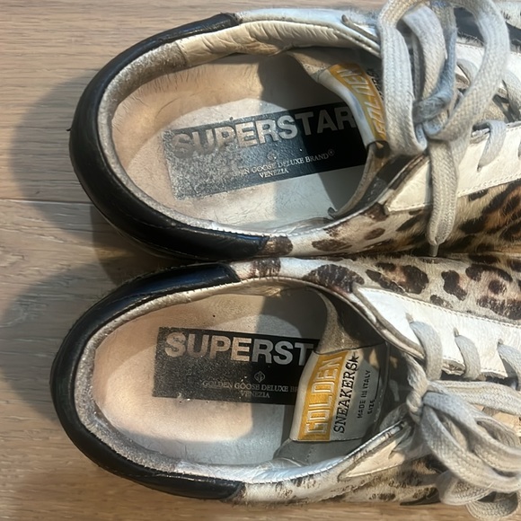 Golden Goose Woman’s Super-Star in Leopard print leather size 39 - Picture 8 of 11